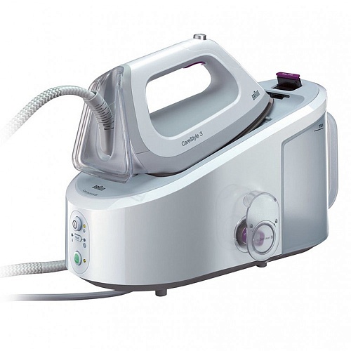 Парогенератор Braun CareStyle 3 IS3044 WH белый (2400 Вт/ подача пара - 120 г/мин/ паровой удар - 340 г/мин)