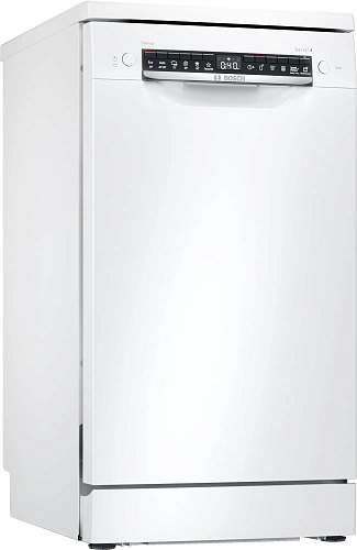 Машина посудомоечная отдельностоящая узкая Bosch SPS4HKW53E (Serie4 / 9 комплектов / Home Connect / AquaStop)