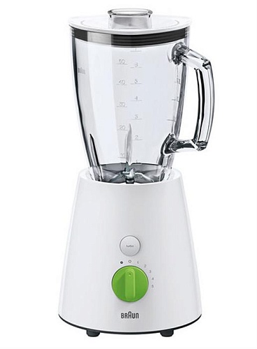 Блендер стационарный Braun JB3060WH (800 Вт/ скоростей 5/ 1750 мл/ стакан)