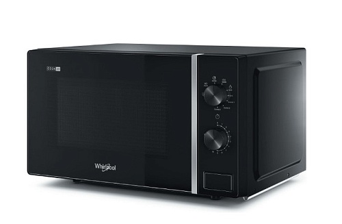 Микроволновая печь Whirlpool MWP 103 B (20 л, 700 Вт, переключатели поворотный механизм, гриль, черный)