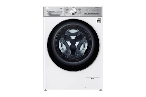 Стиральная машина LG F4WV910P2WE (56.5см / 10,5кг / 1400об / пар / добавление белья / AI DD / Steam+ / Wi-Fi / Inverter Direct Drive / A+++ )