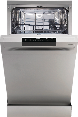 Машина посудомоечная отдельностоящая узкая Gorenje GS520E15S (Essential / 9 комплектов / 5 программ / А++ / Серая)