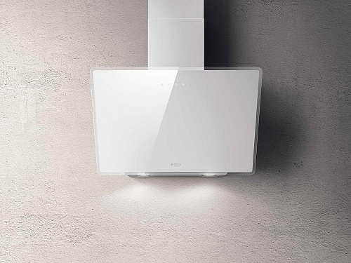 Вытяжка наклонная Elica Shire WH/A/60 (1200 м³/ч / 232 Вт / LED освещение 2x1.5 Вт / ширина - 59.8 см / белое стекло)-0