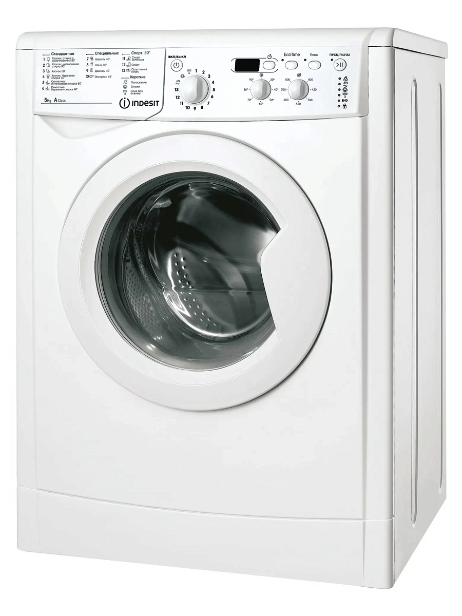 Стиральная машина Indesit IWSD 51051 CIS (42 см / 5кг / 1000об / Eco Time / A)