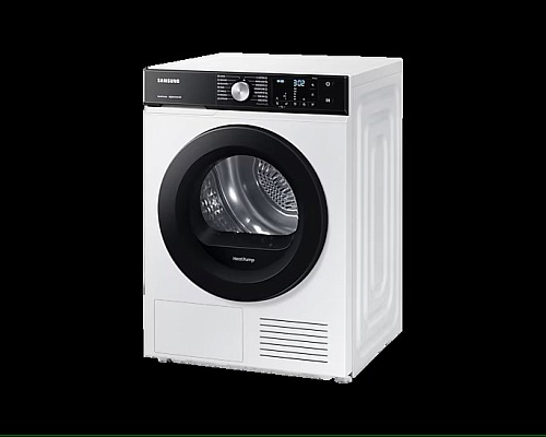 Сушильная машина с тепловым насосом Samsung DV90BBA245AELE (DV5000B / 60 см / 9кг / Hygiene Care / Wrinkle Prevent / AI Control / A+++)