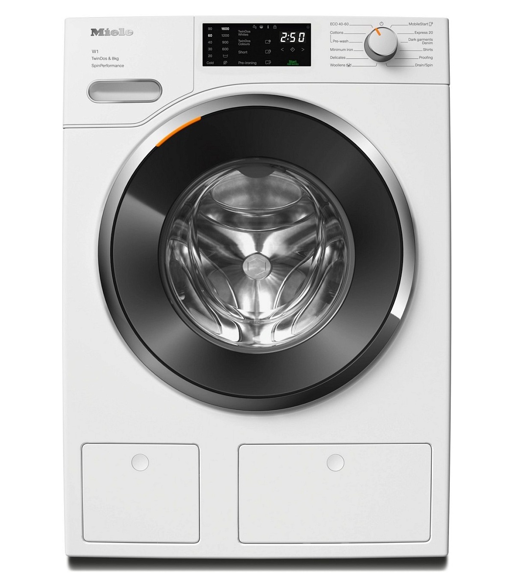 Стиральная машина Miele WWF664 WCS TDos&8kg (W1 / 64,3 см / 8 кг / 1600об / TwinDos / CapDosing / AddLoad / Miele@home / ProfiEco Motor)