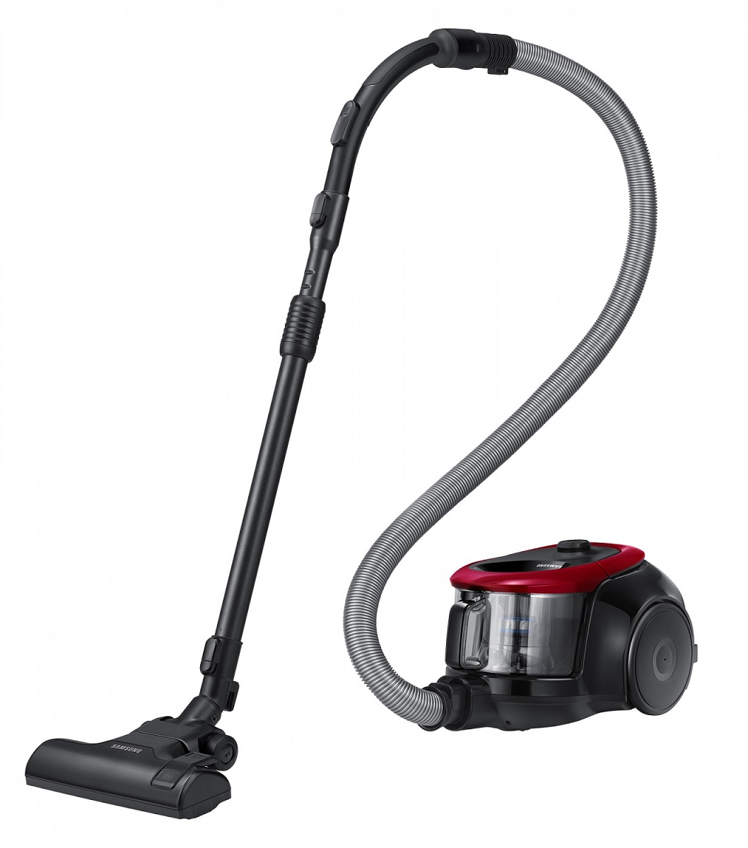 Пылесос Samsung VC07M2110SR (700/180 Вт, контейнер, 1,5л, красный, Anti-tangle turbine)