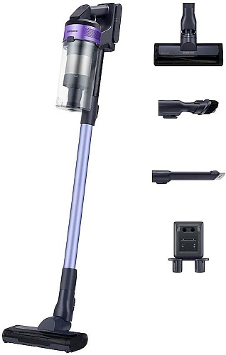 Пылесос вертикальный Samsung Jet 60 turbo VS15A6031R4/SB (410Вт/150Вт, контейнер 0,8л, аккумулятор Li-Ion, время работы до 40 мин)