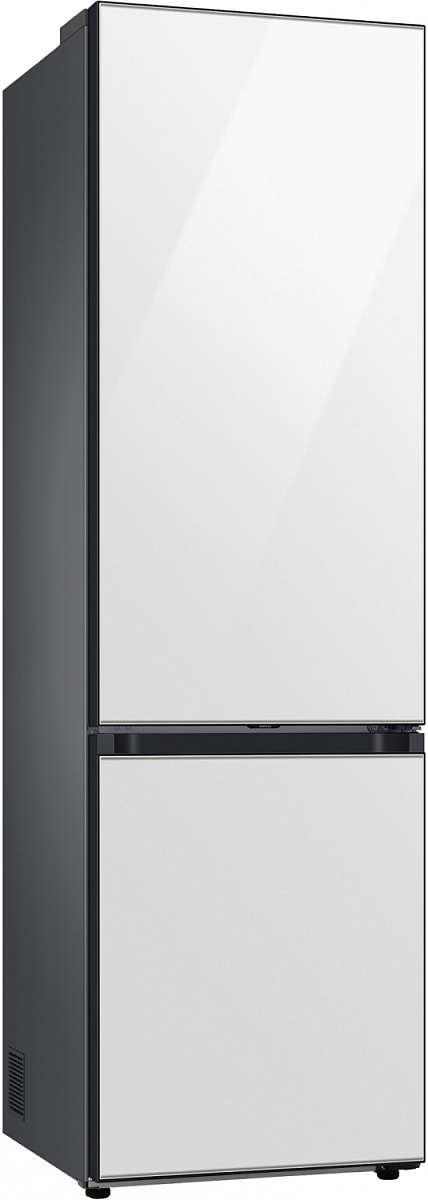 Холодильник Samsung RB38C7B5C12/EF (Объем - 390 л / Высота - 203 см / A+++ / Белое стекло / NoFrost / Space Max / All Around Cooling / Wi-Fi)