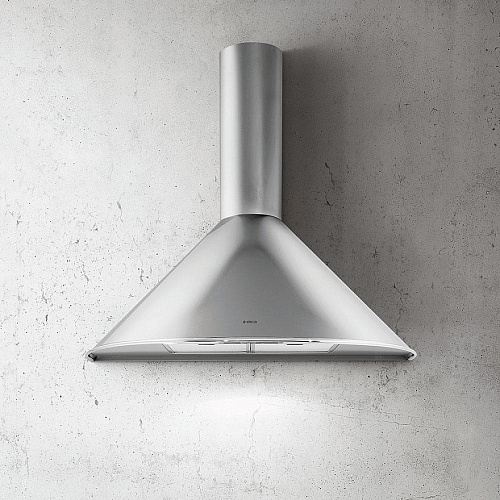 Вытяжка каминная Elica Tonda IX F/60 (900 м³/ч / 146 Вт / LED освещение 2 x 3 Вт / ширина - 59.8 см / Нерж. сталь)-0