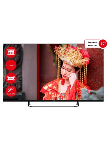 Телевизор AKAI с функцией караоке 50" TA50BU700 4K UHD Google TV