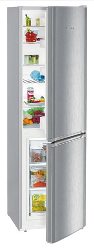 Холодильник Liebherr CUel 3331 (Объем - 296 л / Высота - 181,2 см / A++ / Серебристый / Smart Frost / FrostSafe / VarioSpace)