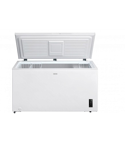 Морозильный ларь Berk BCF-418E W (Объем - 418 л / Высота - 82,5см / Ширина - 141,6 см / A++ / Белый / статическая система)