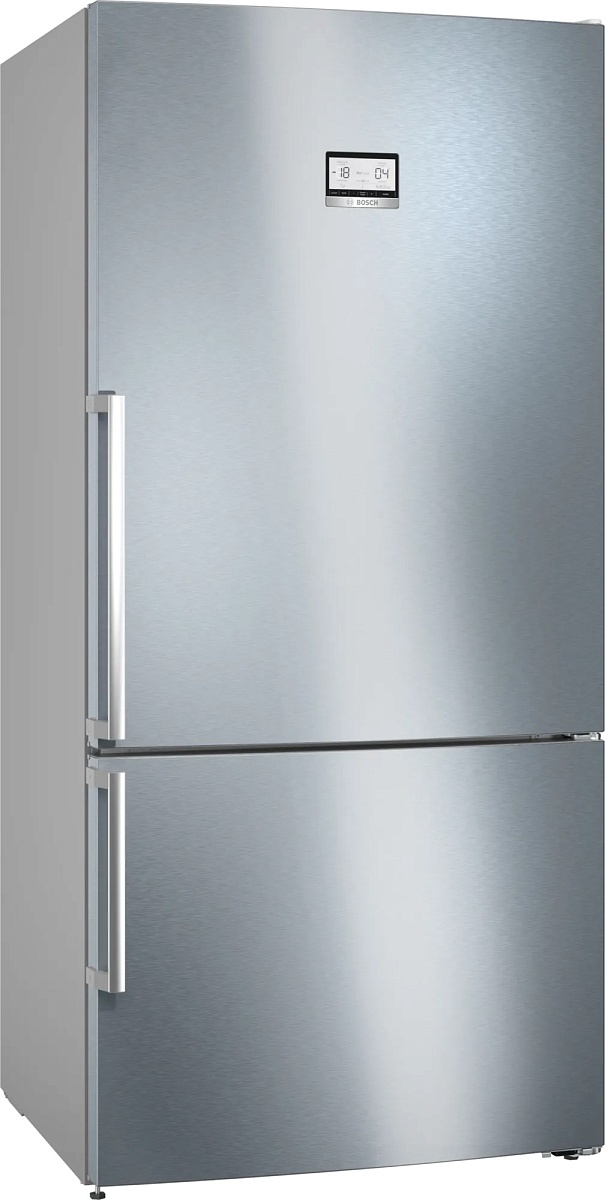 Холодильник Bosch KGN86AIDR (Serie6 / Объем - 631 л / Высота - 186 см / Ширина - 86 см / A+/ Нерж. сталь / AntiFingerprint / NoFrost)