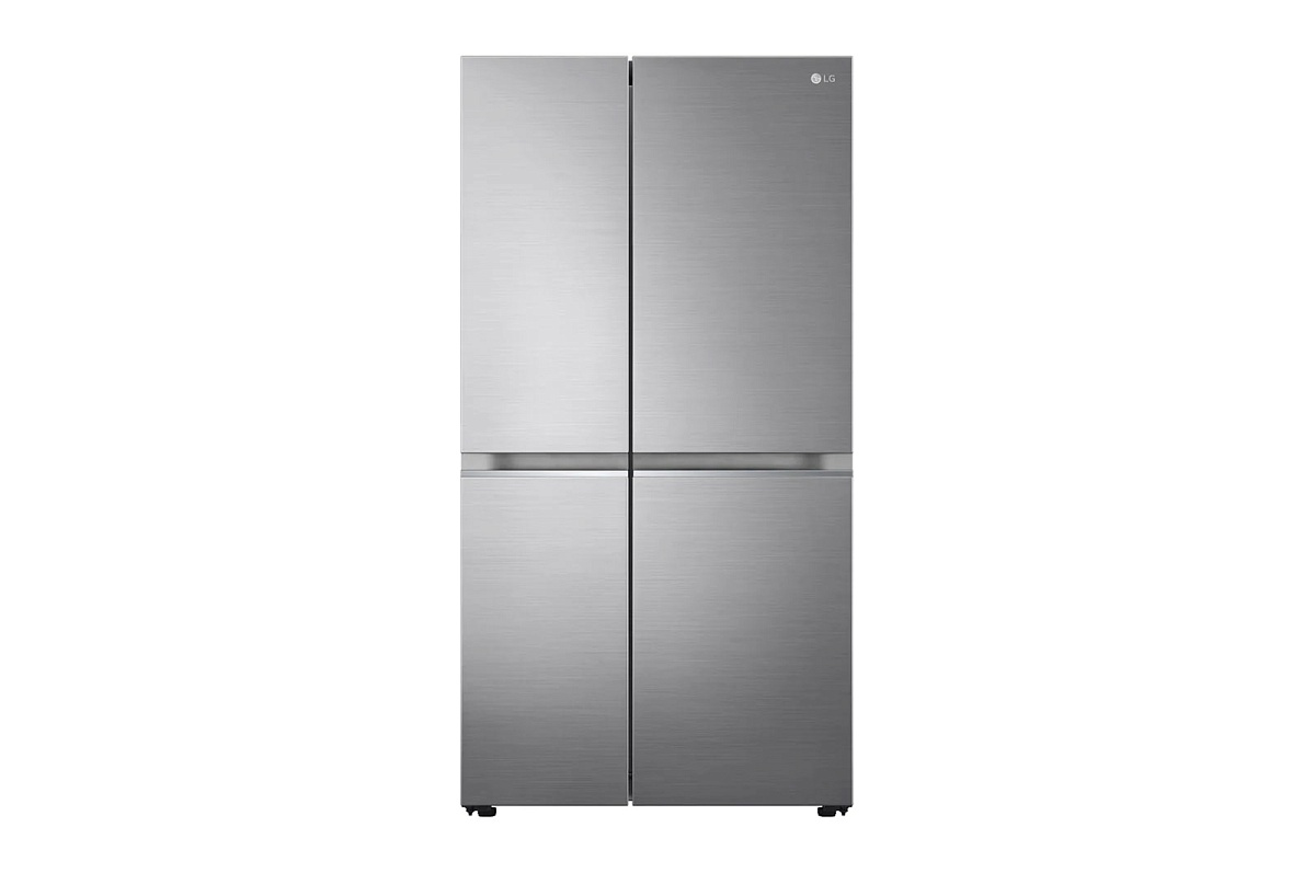 Холодильник Side by Side LG GSBV70PZTM (Объем - 635 л / Высота - 179см / A+ / Серебристый / No Frost / LINEARCooling™ / DoorCooling+™ / Wi-Fi)
