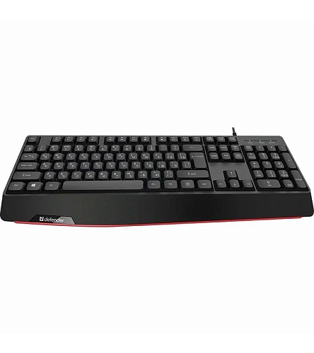 Клавиатура проводная Defender ATOM HB-546, USB, черный