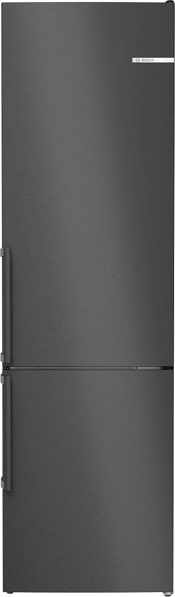 Холодильник Bosch KGN39VXCT (Serie4 / Объем - 363 л / Высота - 203см / A+++ / Чёрная нерж. сталь AntiFingerprint / Multi Airflow / NoFrost)
