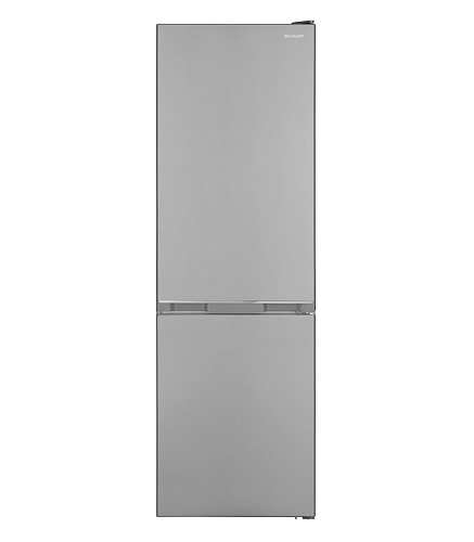 Холодильник Sharp SJ-BA10DMXIF-EU (Объем - 331 л / Высота - 186 см / A / Нерж. сталь / No Frost)