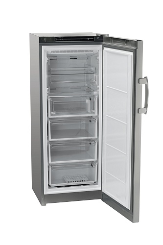 Морозильная камера Indesit DFZ 4150.1 G (Объем - 204 л / Высота - 150 см / B / Серебристый / NoFrost)