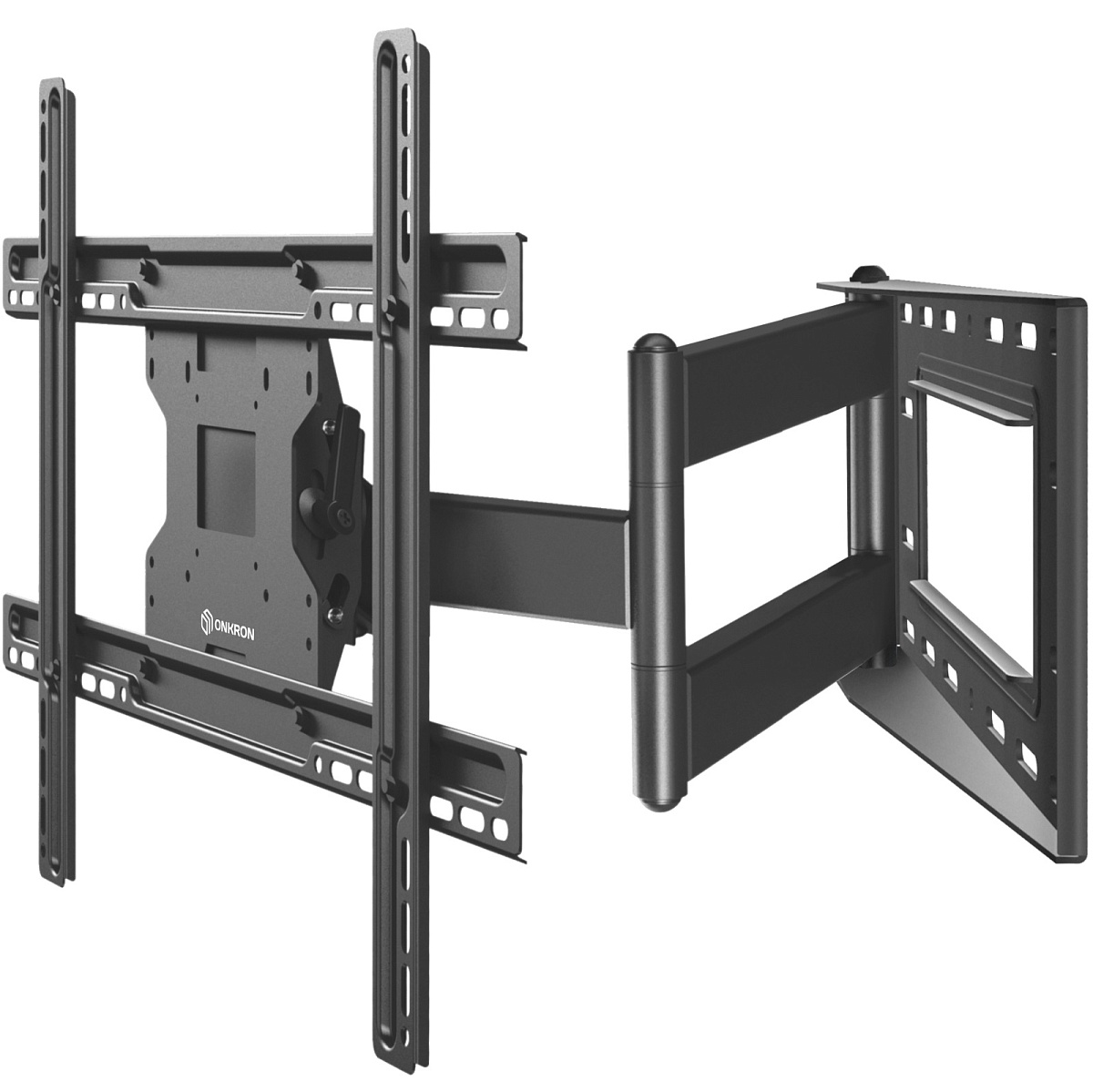 Кронштейн для ТВ ONKRON M7L чёрный, для 40"-75", наклон 15°, поворот 180°, нагрузка до 65 кг, расстояние до стены 100-711 мм