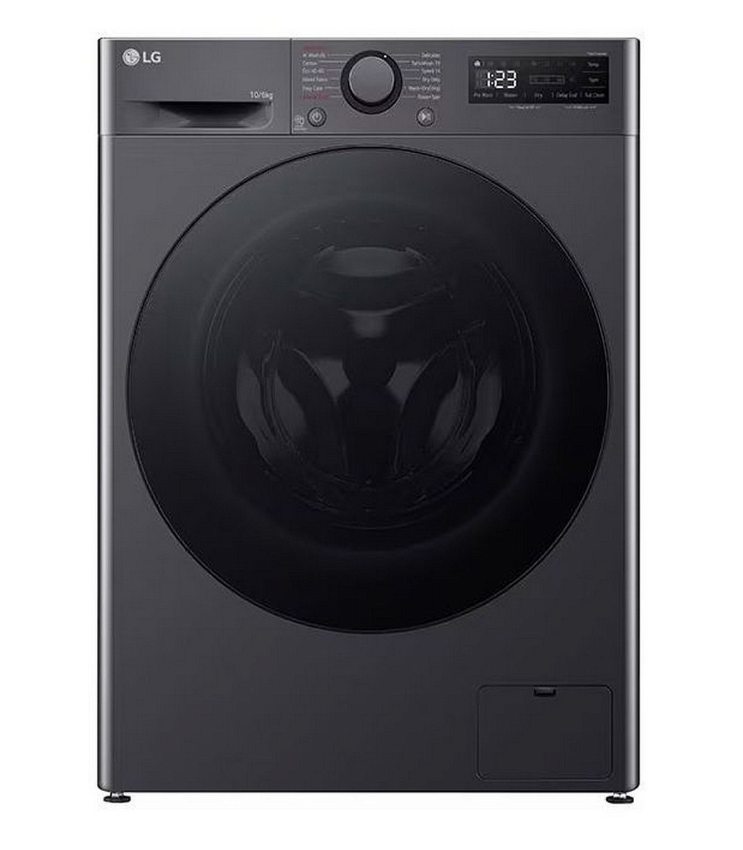 Стирально-сушильная машина LG F4DR510S2M (56.5см / 10кг / 6кг / 1400об / пар / AI DD / TurboWash™360 / Inverter Direct Drive / A+++ / Чёрная)