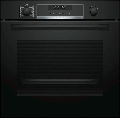 Духовой шкаф Bosch HBA578BB0 (Serie6 / 71 л / до 275 °C / Чёрное стекло / Гриль / Пиролиз / A)