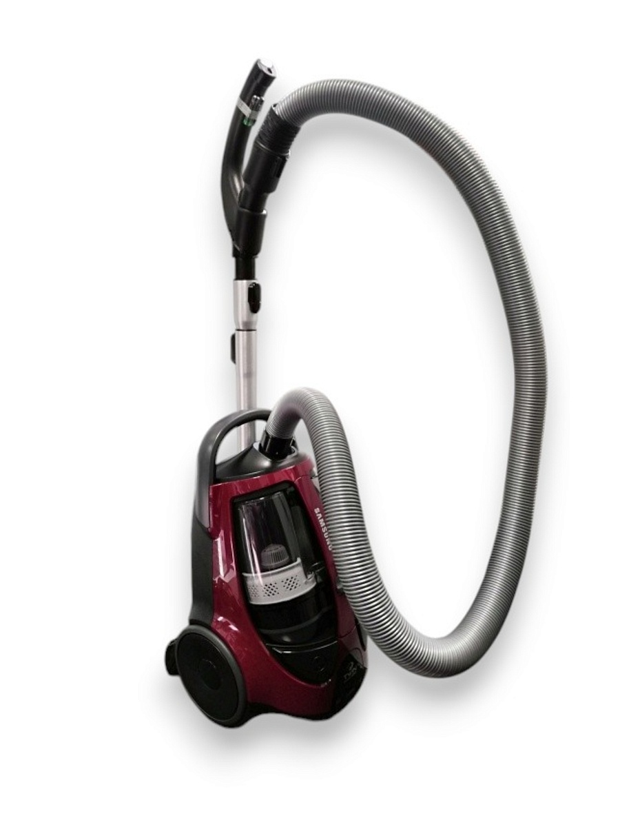 Пылесос Samsung VCC885FH3P (2200/430 Вт, контейнер 2л, бордовый, турбощётка)-0