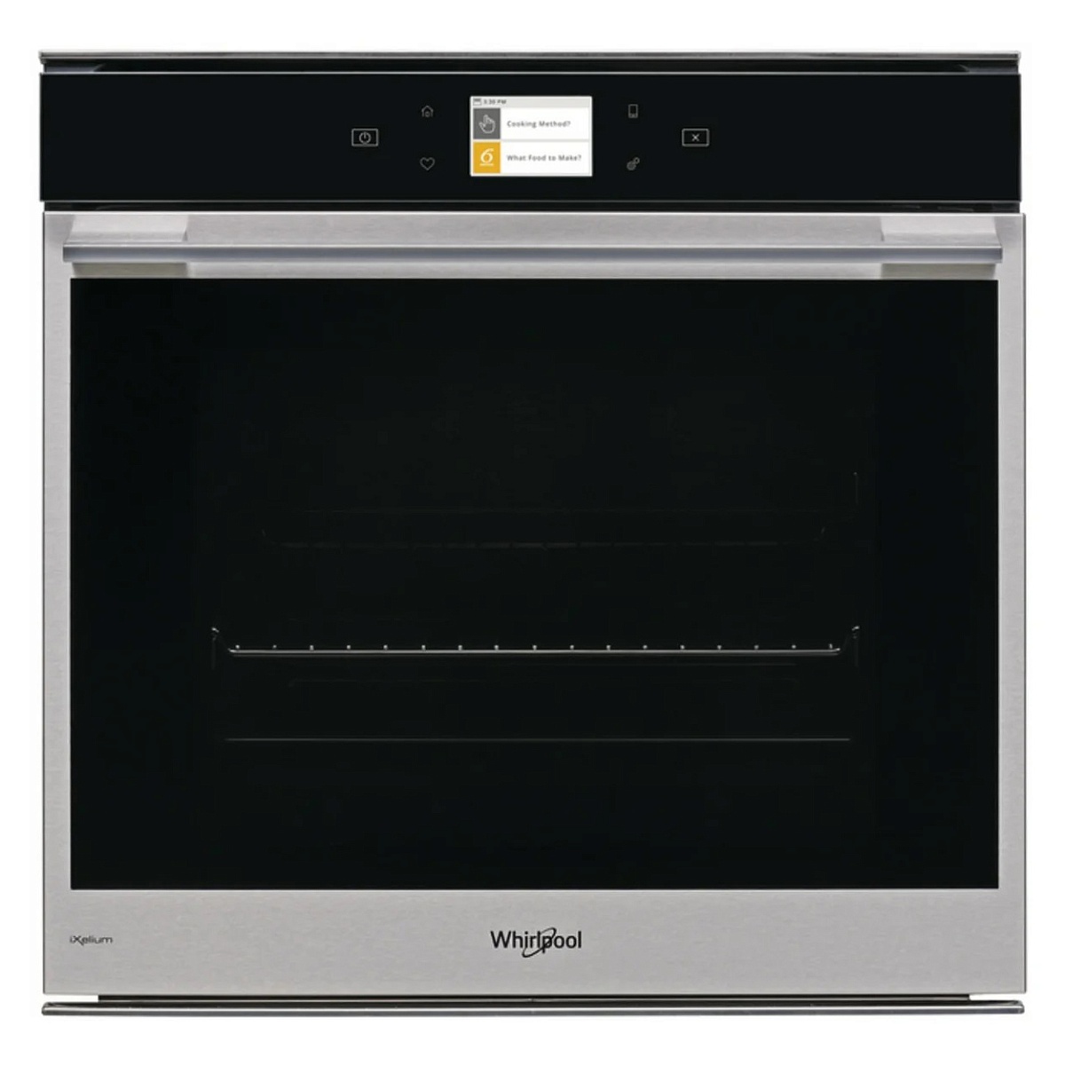 Духовой шкаф Whirlpool W9 OM2 4MS2H (73 л / до 250 °C / Нерж.сталь и стекло / SmartClean (очистка паром) / Гриль / Телескоп. напр. / A+)