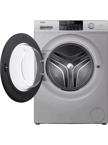Стиральная машина Haier HW60-BP12959ASE (45,4см / 6кг / 1200об / пар / Smart Dual Spray / Wi-Fi (Evo) / Invertor / A+++ / Серебро)-3