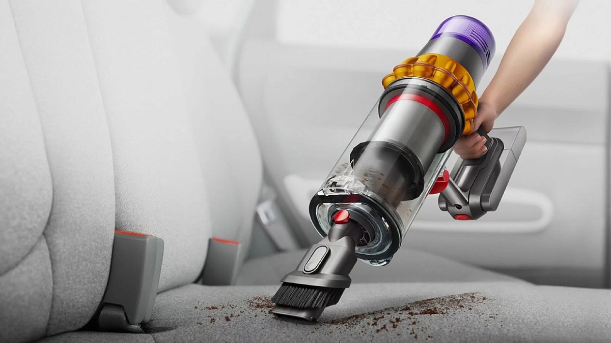 Пылесос Dyson V15s Detect Submarine UK, yellow/nickel