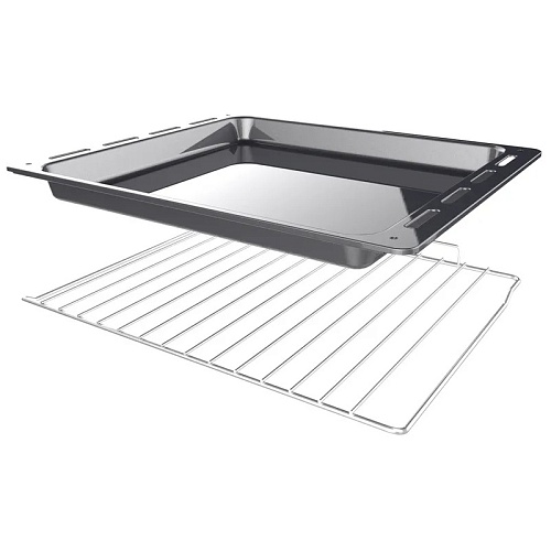 Духовой шкаф Candy FCS100N (Smart / 71 л / до 245 °C / Чёрный, эмаль / Гриль / Рельефные направляющие / A)-3