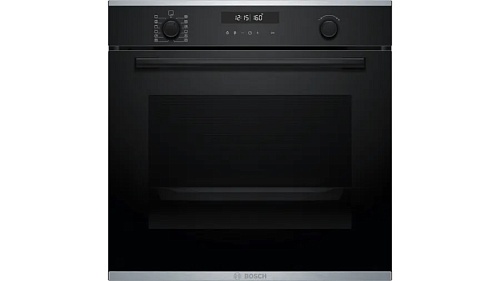Духовой шкаф Bosch HBG2780B0 (Serie6 / 71 л / до 275 °C / чёрное стекло / Гриль / Телескоп. напр. (x1) / Пиролиз / AutoPilot 30 / SoftClose / A)-0
