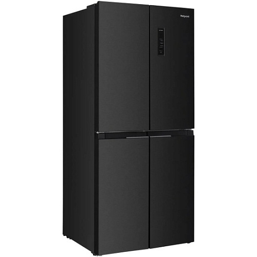 Холодильник Side by Side Hotpoint HFL4 522I XBR (4 двери / Объем - 442 л / Высота - 180см / A++ / Чёрный / NoFrost)