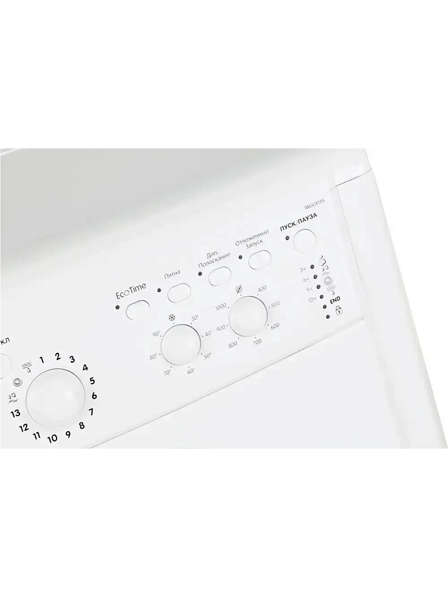 Стиральная машина Indesit IWUC 4105 (CIS) (32,3 см / 4кг / 1000об / Eco Time / A)