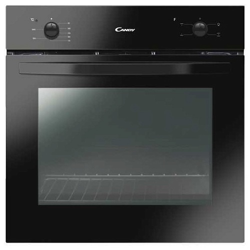 Духовой шкаф Candy FCS100N (Smart / 71 л / до 245 °C / Чёрный, эмаль / Гриль / Рельефные направляющие / A)-0