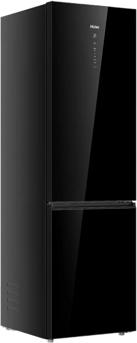 Холодильник Haier C4F640CGBGU1 (Объем - 400л / Высота - 200см / A+ / Чёрное стекло / Wi-Fi(Evo) / No Frost)