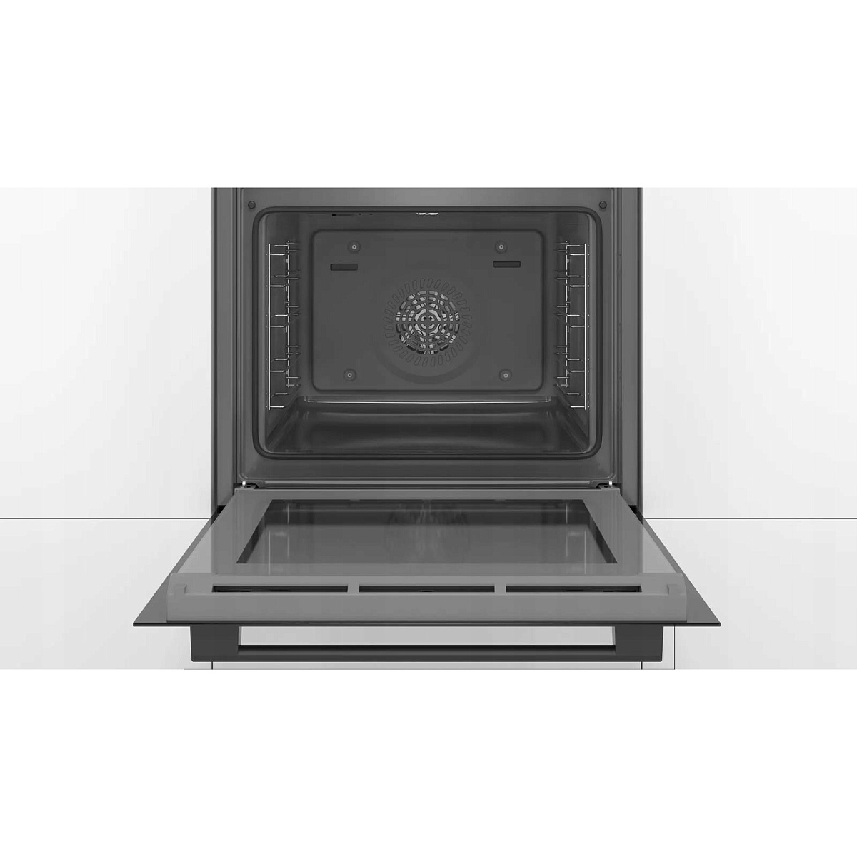 Духовой шкаф Bosch HBA553BA0 (Serie4 / 71 л / до 275 °C / Чёрное стекло / Гриль / EcoClean Direct / A)