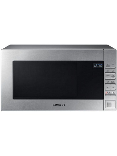 Микроволновая печь Samsung ME88SUT (23 л, 800 Вт, переключатели кнопки, дисплей, серебристый)-0