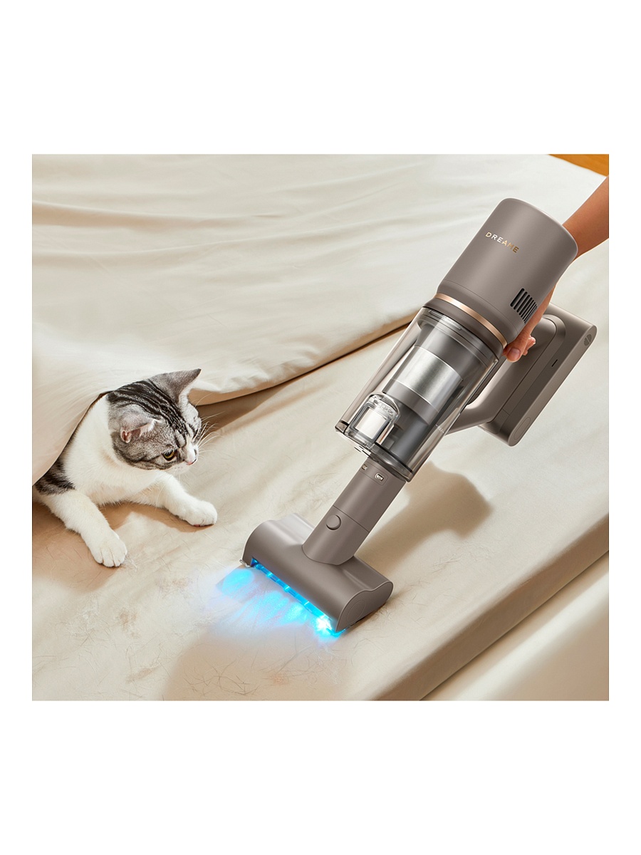 Пылесос вертикальный Dreame Z10 Station (481 Вт, контейнер 0.5 л), серый-6