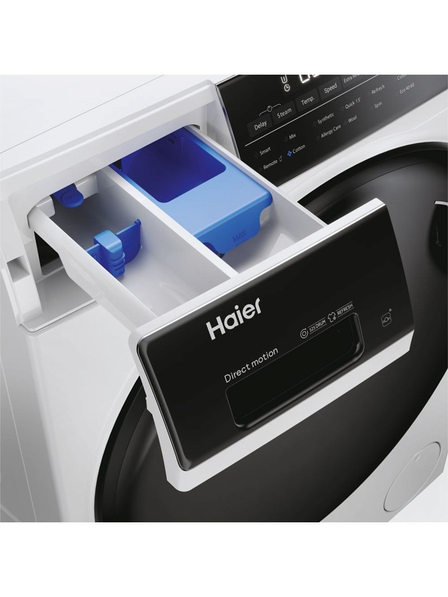 Стиральная машина Haier HW80-B14959TU1 (I-Pro Series 5 / 51 см / 8кг / 1400об / пар / Smart Dual Spray / Direct Motion / Wi-Fi + BLE / A+++)-0