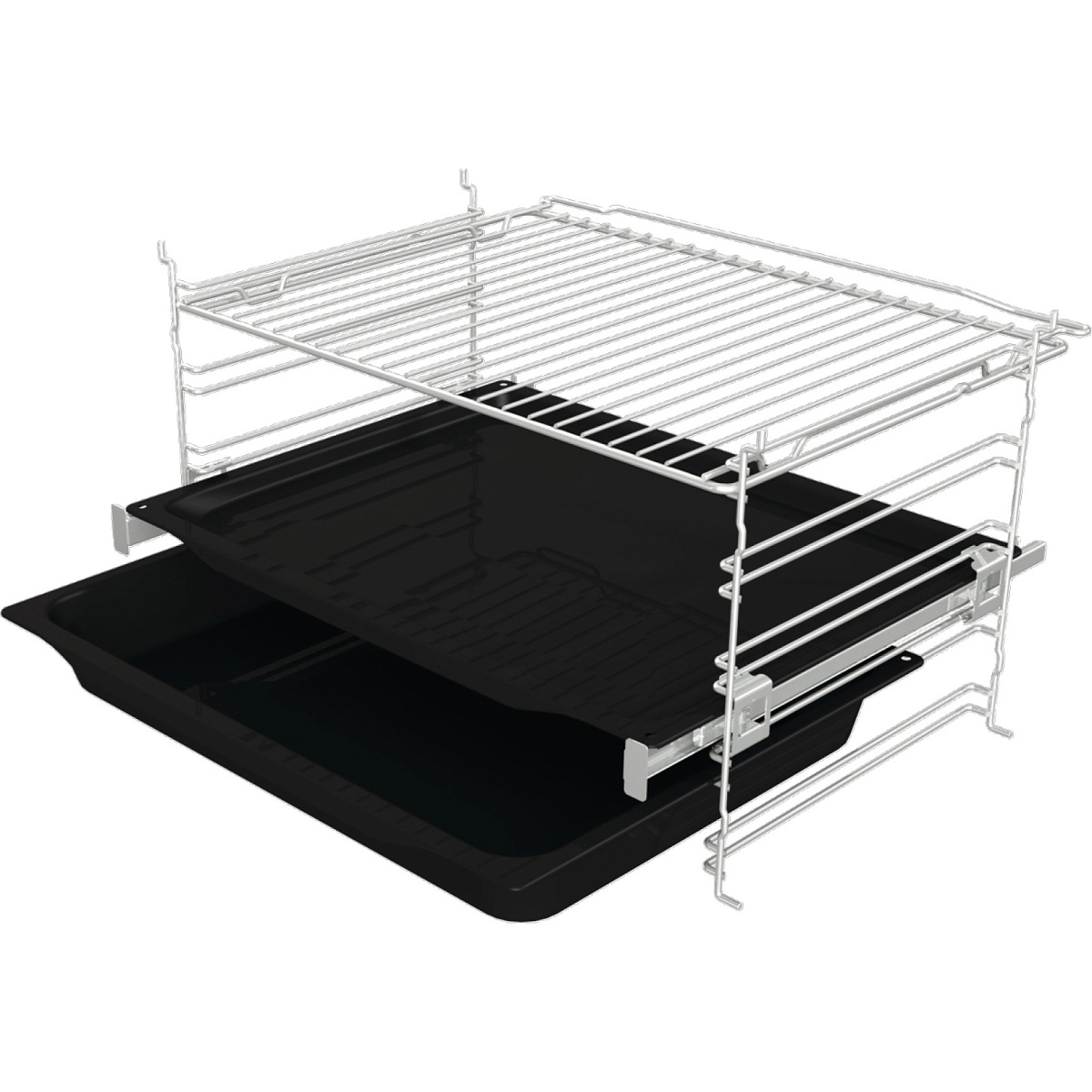 Духовой шкаф Gorenje BOS67372CLB (Classico / 77 л / до 300 °C / Чёрный, эмаль / AquaClean / PerfectGrill / телескоп. напр. (x1) / А)-0