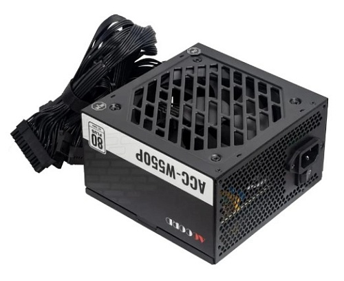 Блок питания Accord  550W ACC-W550P 80 PLUS  ATX MB 20+4pin, CPU 1x(4+4)pin, 1xPCI-E, 6xSATA, 2x 6+2, Molex 2 ACC-W550P