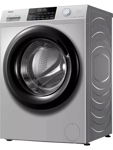 Стиральная машина Haier HW60-BP12959ASE (45,4см / 6кг / 1200об / пар / Smart Dual Spray / Wi-Fi (Evo) / Invertor / A+++ / Серебро)-2