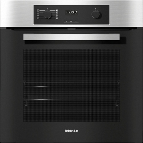 Духовой шкаф Miele H 2265-1 BP Active (76 л / до 280 °C / Нерж. сталь + чёрное стекло / пиролиз )-0