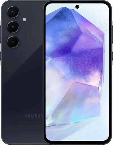 Смартфон Samsung Galaxy A55 5G 8/128 ГБ (SM-A556E), темно-синий
