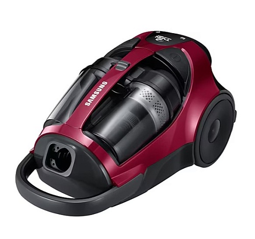 Пылесос Samsung VCC885FH3P (2200/430 Вт, контейнер 2л, бордовый, турбощётка)