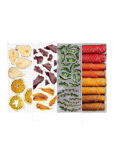 Сушилка для овощей и фруктов Redmond FD1105 (500 Вт, 35-70°C, 6 секций, регулировка температуры, дисплей, таймер)-6