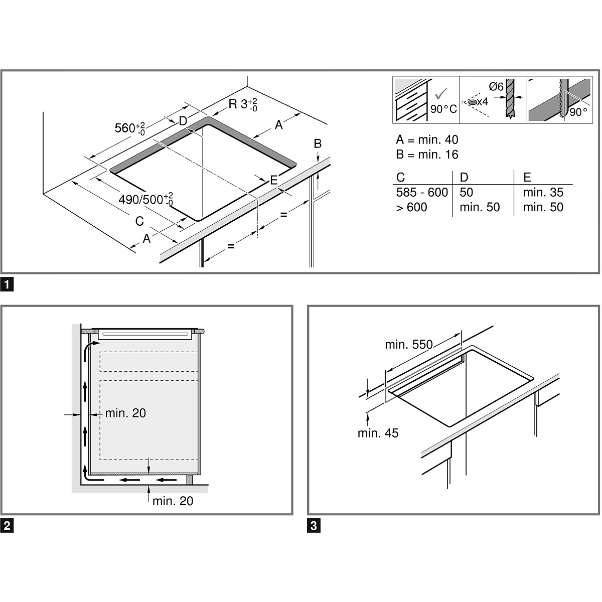 Поверхность индукционная Bosch PXE651FC1E (Serie6 / Чёрная стеклокерамика / 4 конфорки / QuickStart / PowerBoost/ReStart/PerfectFry/ Таймер / 7,4 кВт)