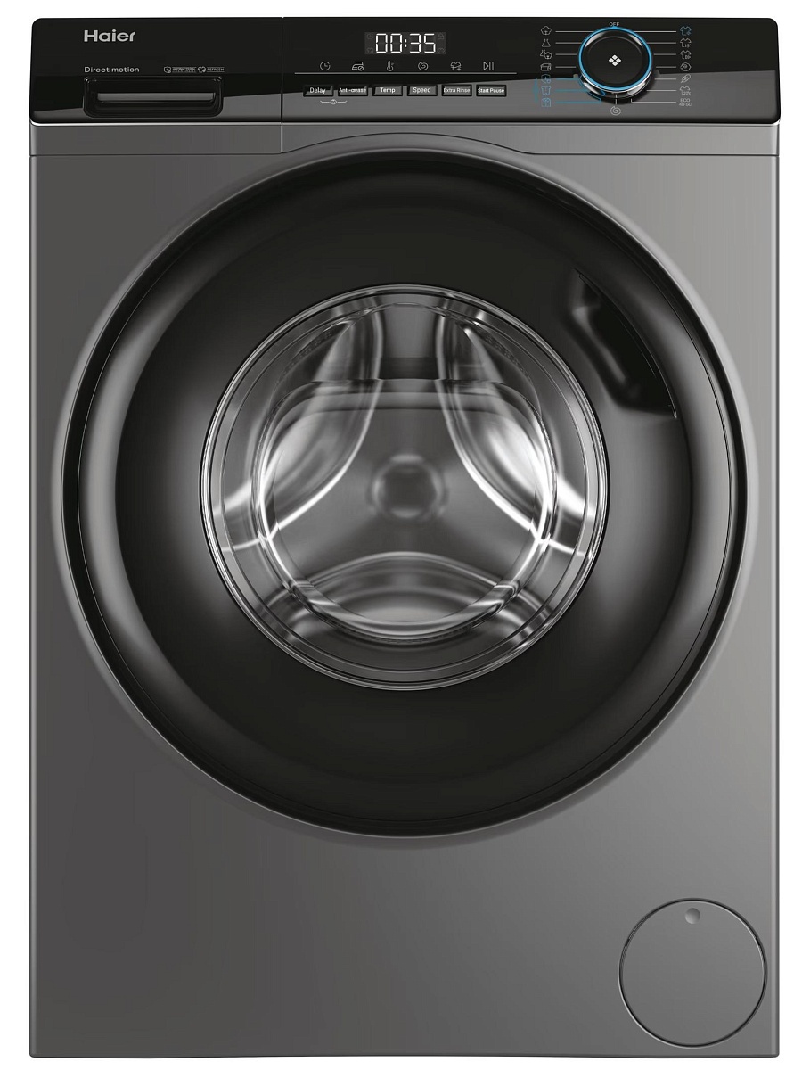 Стиральная машина Haier HW80-B14939S8 (I-Pro Serie3 / 62 см / 8кг / 1400об / пар / Direct Motion / A+++ / Антрацит)