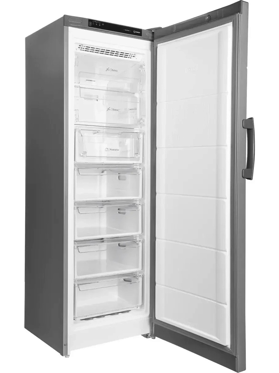 Морозильная камера Indesit DFZ 5175 G (Объем - 250 л / Высота - 175 см / А / Серый / NoFrost)